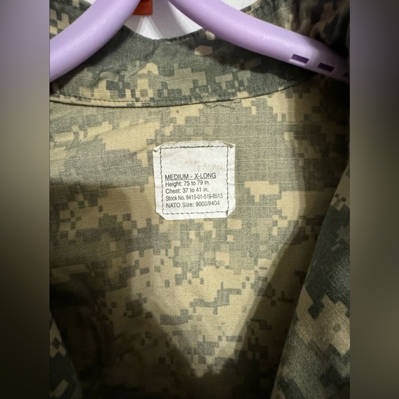 Official US Army Combat Uniform Jacket Size Medium-XLong - Picture 2 of 3